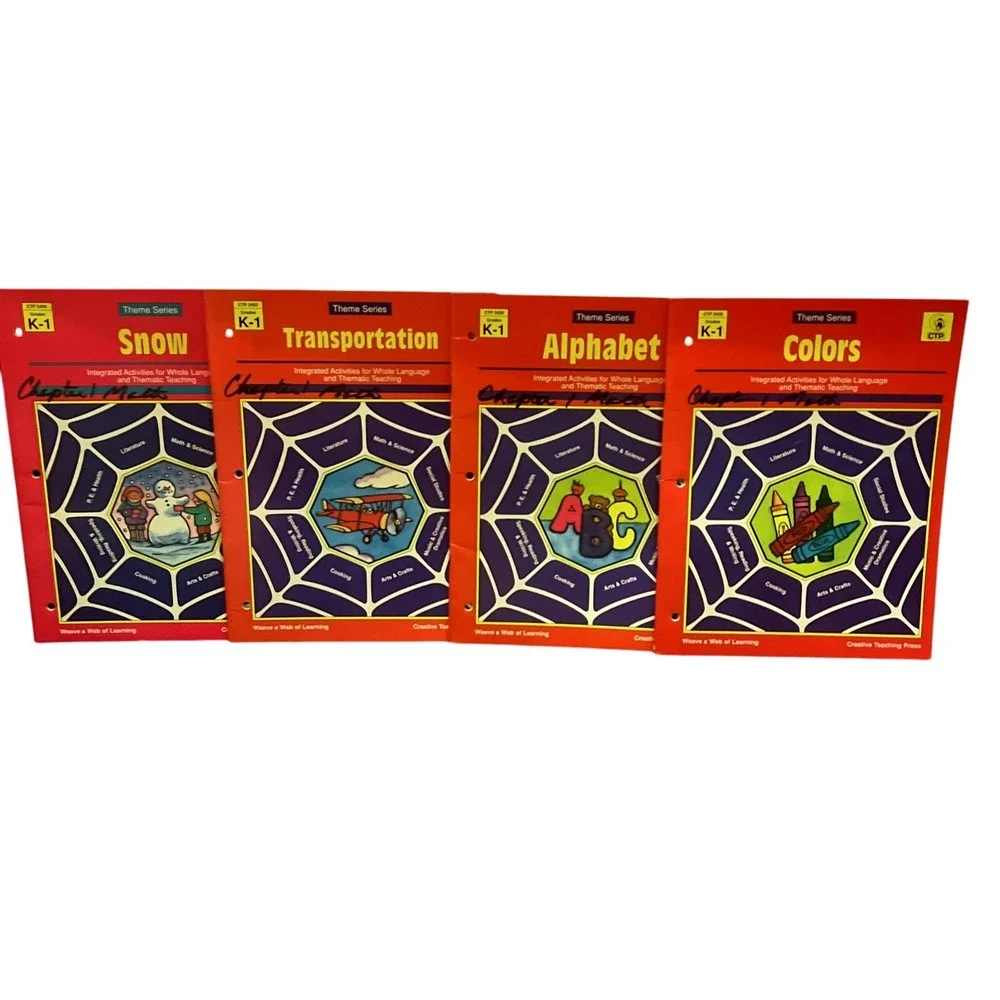 CTP Creative Teaching Press Teachers Theme Series Book‎ Lot of 4 Homeschool K-1